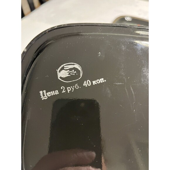 5 Vintage Zhostovo Soviet Russian Hand Painted Flowers Toleware Trays Yeha 8x6” - Picture 10 of 15